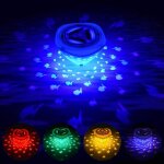 Lampe de piscine ulisemled, lampe led flottante tanche, clairage disco led sous - marin ip67 avec 6 ...