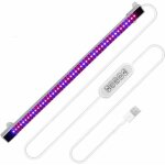 Lampe pour plante avec fonction de minuterie automatique marche / arrt, quipe de 48 led pour favoriser ...