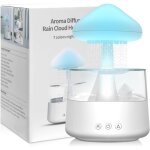Lampe pluie humidificateur d'air 450 ml, diffuseur huiles essentielles, rain - cloud humidificateur avec ...