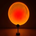 Lampe de projection sonnenuntergang, lampadaire de projection de coucher de soleil