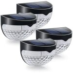 Lampes solaires d'ext�rieur � led, �clairage ext�rieur de s�curit�, applique murale solaire �tanche pour ...