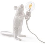 Lampe souris moderne en r�sine, lampe de bureau cr�ative, lampe de chevet, cadeau d�coratif, led, pour ...