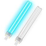 Lampe uvc de rechange tube de remplacement tube uv pour appareil uvc g23 11 watt, 2 pices