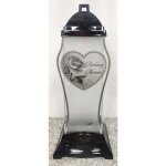 Lampion s - 3 large / ddicace - mre / noir / 1 pice