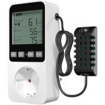Lamptobe prise thermostat hygrostat numérique, contrôleur de température et d'humidité prise avec sonde, ... Lamptobe prise thermostat hygrostat numérique, contrôleur de température et d'humidité prise avec sonde, ...