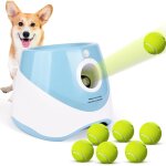 Lanceur de balles automatique pour chiens, lanceur de balles interactif pour chiens de petite et moyenne ...