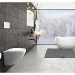 Laneri wc suspendu s�rie flipper ? cuvette rimless sans bride blanc brillant ? taille 53, 5 cm ? abattant ...