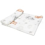 Lange en bambou - ours en peluche avec ballons 110 x 110 cm