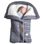 Lange en tricot pour b�b�, couches, gigoteuse chaude d'hiver