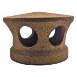 Lanterne rouge - jaune - noir chapeau ventilation tuile douille passage d 125 mm
