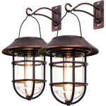 Lanterne solaire ext�rieure suspendue lumi�res solaires, lumi�res ext�rieures en m�tal imperm�ables avec ...