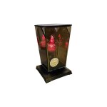Lanterne de toit en verre / or / stopsol / 1 pièce Lanterne de toit en verre / or / stopsol / 1 pièce