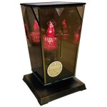 Lanterne de toit en verre / or / stopsol / 1 pice