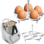 1 pcs support � oeufs steam eggs pour thermomix - tm5 tm6 tm31, accessoire de cuiseur � oeufs 5 trous, ...