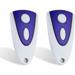 Lot de 2 tlcommande de porte de garage compatible avec novoferm novotron 502 max43 - 2 novotron 512 ...