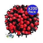 200 x goutteur rglable 0  70 l / h. kits de systme d'irrigation goutte  goutte micro flow drip head ...