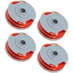Lot de 4 bobine fil coupe bordure pour flymo fly021 bobine de fil debroussailleuse bobine de rechange ...