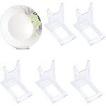 6 pièces présentoir réglable en acrylique support de présentation réglable support chevalet en plastique ... 6 pièces présentoir réglable en acrylique support de présentation réglable support chevalet en plastique ...