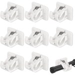 Lot de 8 support rideau sans percage, porte tringle rideau sans percage supports de tringle auto - adhésifs ... Lot de 8 support rideau sans percage, porte tringle rideau sans percage supports de tringle auto - adhésifs ...