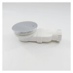 Laoa - bonde simple 90 mm, bonde de douche, siphon avec syst�me anti - odeurs, filtre � cheveux, couvercle ...