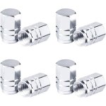 Laoa - bouchons de valve en aluminium voiture capuchons de poussi�re pour la voiture, la moto, le v�lo, ...