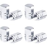 Laoa - bouchons de valve en aluminium voiture capuchons de poussière pour la voiture, la moto, le vélo, ... Laoa - bouchons de valve en aluminium voiture capuchons de poussière pour la voiture, la moto, le vélo, ...