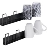 Laoa crochets muraux pour tasses sans per�age, support mural adh�sif pour tasse � caf�, porte - tasses ...