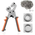 Pince � ?illets pour b�che, pince � ?illets avec 300 ?illets de 10 mm, pince � ?illets pour b�che, tissu, ...