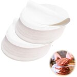 Largeight - 1000 pcs papier steak hach� rond 11 cm pour presse steak hach� � 11 cm, papier sulfuris� ...