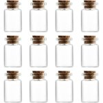 Largeight - lot de 12 mini tubes à essai en verre avec bouchons en liège - capacité de 5 ml, diamètre ... Largeight - lot de 12 mini tubes à essai en verre avec bouchons en liège - capacité de 5 ml, diamètre ...