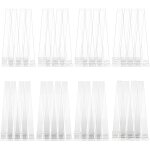 Largeight - 16 pairs of transparent bra straps kit, adjustable clear bra straps, non - slip invisible ...