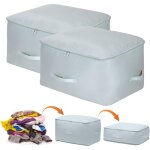 Largeight - lot de 2 organisateur auto compression, 54 x 42 x 30 cm et 54 x 42 x 50 cm rangement valise ... Largeight - lot de 2 organisateur auto compression, 54 x 42 x 30 cm et 54 x 42 x 50 cm rangement valise ...