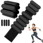 Largeight - 2 pices poids de cheville rglables poids poignet set, poids musculation en silicone, idal ...