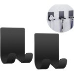 Largeight - lot de 2 supports de rasoir �tanches en acier inoxydable 304 - sans per�age - crochets muraux ...