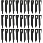 Largeight - 210 pcs piquets de fixation pour c�bles p�riph�riques, piquets de terre pour robot tondeuse ...