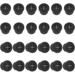 Largeight - 24pcs rubber cable cord eyelet, mini cord cover wire hole cover pass through flexible management ...