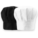 Largeight - 2pcs bonnet de cuisinier, toque de cuisinier, toque de chef classique avec filet  cheveux, ...