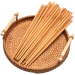 Largeight - 30 paires peut �tre r�utilis� baguettes, naturel bambou baguettes bois naturel baguettes, ...