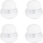 Largeight - jamais utilis�]4 pack instant adhesive cabinet knobs stainless steel cabinet knobs for windows ...