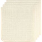 Largeight - 4 pices tissu mousseline pour cuisiner, filtre tamine  confiture non blanchi, filtre tissu ...