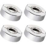 Largeight - lot de 4 rosace mitigeur douche 3 tailles en 1, cache rosace tuyau radiateur, rosace robinet ...