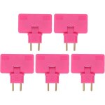 Largeight - 5 pi�ces 110 � 250v 10a 1500w eu convertisseurs de prise sans fil 180 degr�s extension 1 ...