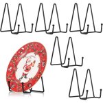 Largeight - 5 pices chevalet support prsentoir porte assiette, support d'assiette pour prsentation, ...