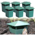 Largeight - lot de 6 pi�ges � limaces pour le jardin - pi�ge � bi�re, escargots et escargots - en plastique ...