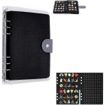 Largeight - 8 pages livre d'affichage d'pingles, prsentoir d'pingles en mail, broche collection organisate ...