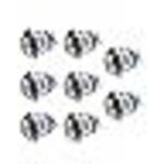 Largeight - 8 pcs bouton poussoir momentan�, 16mm interrupteur � bouton - poussoir momentan� bornes � ...