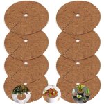 Largeight - jamais utilis�]8 pi�ces tapis de coco plantes disque de paillage coco tapis de paillage en ...