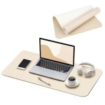 Largeight - 80x40cm tapis de souris, sous - main en cuir pu r�sistant � l'eau protection de bureau imperdable ...