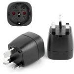 Largeight - adaptateur prise anglaise, 2 pices prise anglaise adaptateur francais, adaptateur de voyage ...