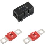 Largeight - ans porte - fusible de voiture et 2 fusibles midi boulonns  courant lev pour voitures, ...